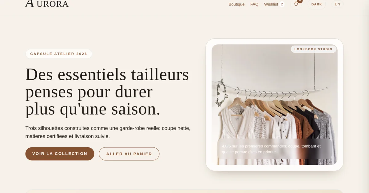 Nuxt Commerce - Headless Storefront preview